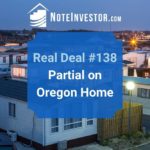 Image of Mobile Homes with words "Real Deal #138, Partial on Oregon Home"