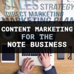 Content Marketing Note Business