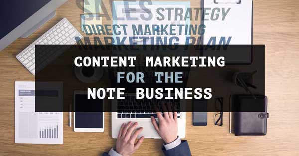 Content Marketing Note Business