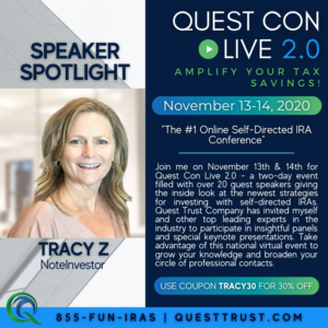 Image of Tracy Z with Speaker Spotlight for Quest Con 2.0