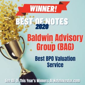 Graphic Announcing Best BPO Valuation Service