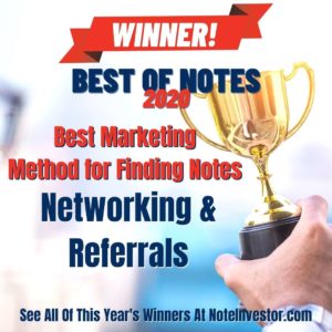 Graphic for Best Marketing Method for Finding Notes, Note Investor