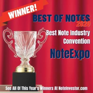 Graphic for Best Note Industry Convention, Best of Notes 2020