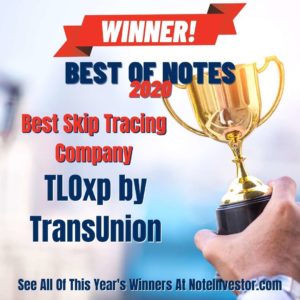Graphic for Best Skip Tracking Company, Best of Notes 2020