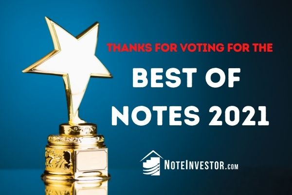 Thanks for Voting, Best of Notes 2021 Image