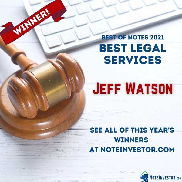 Announcement for Best Legal Services, Best of Notes 2021