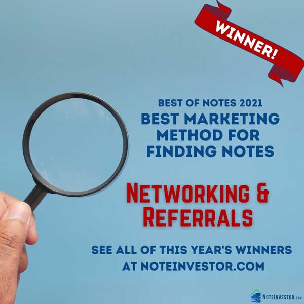 Announcement for Best Marketing Method for Finding Notes, Best of Notes 2021