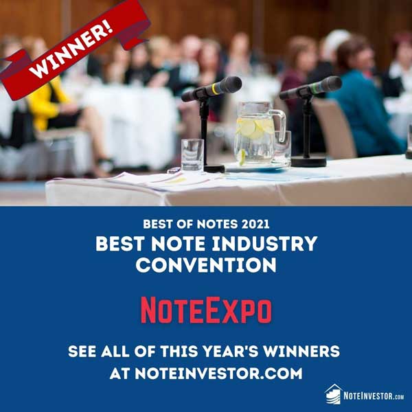 Announcement for Best Note Industry Convention, Best of Notes 2021