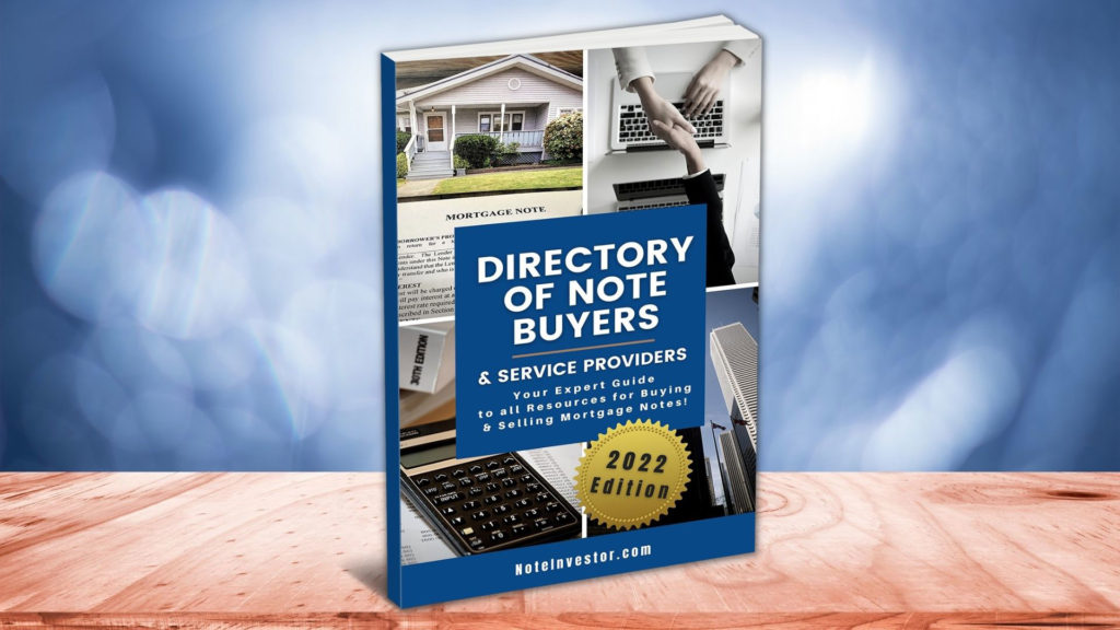 2022 Directory of Note Buyers on Table