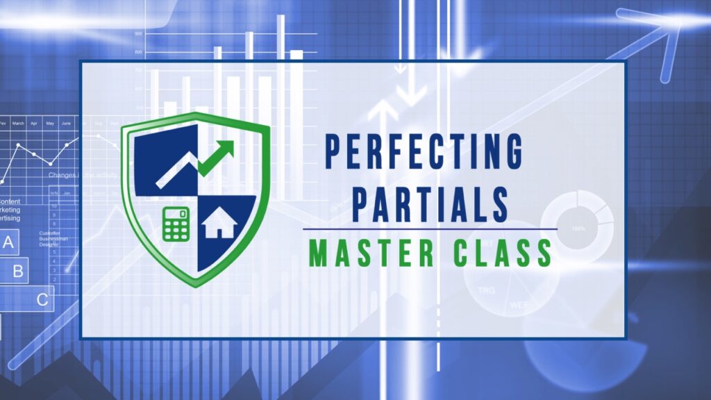 Perfecting Partials Master Class Logo on Abstract Background