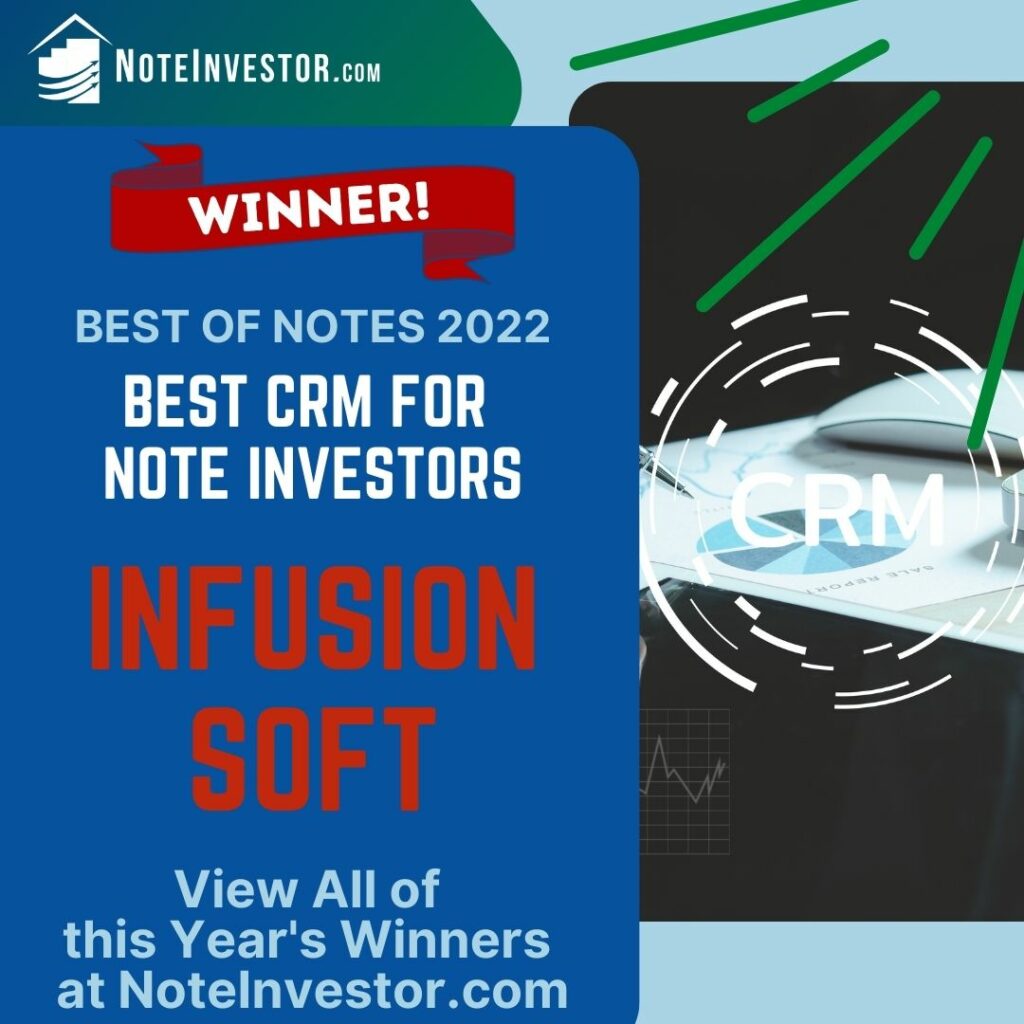 2022 Best of Notes, Best CRM for Note Investors Winner Image