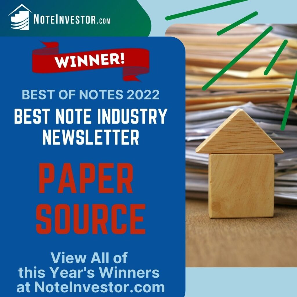 2022 Best of Notes, Best Note Industry Newsletter Winner Image