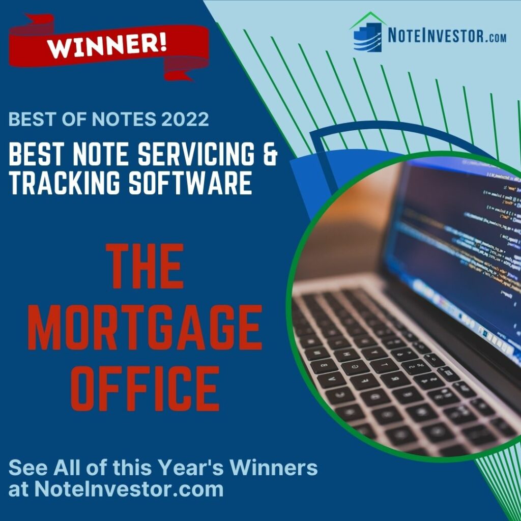 2022 Best of Notes, Best Note Servicing & Tracking Software Winner Image