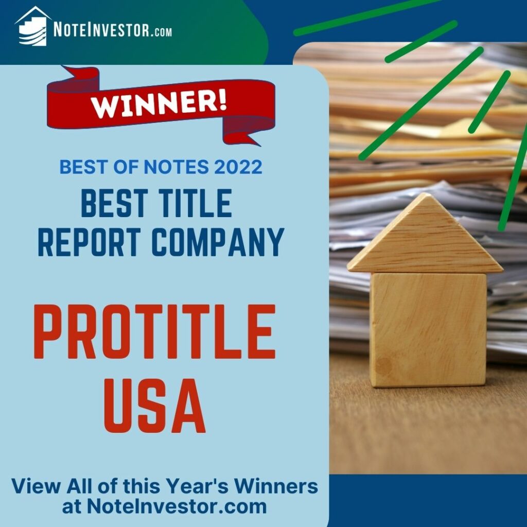 2022 Best of Notes, Best Title Report Company Winner Image