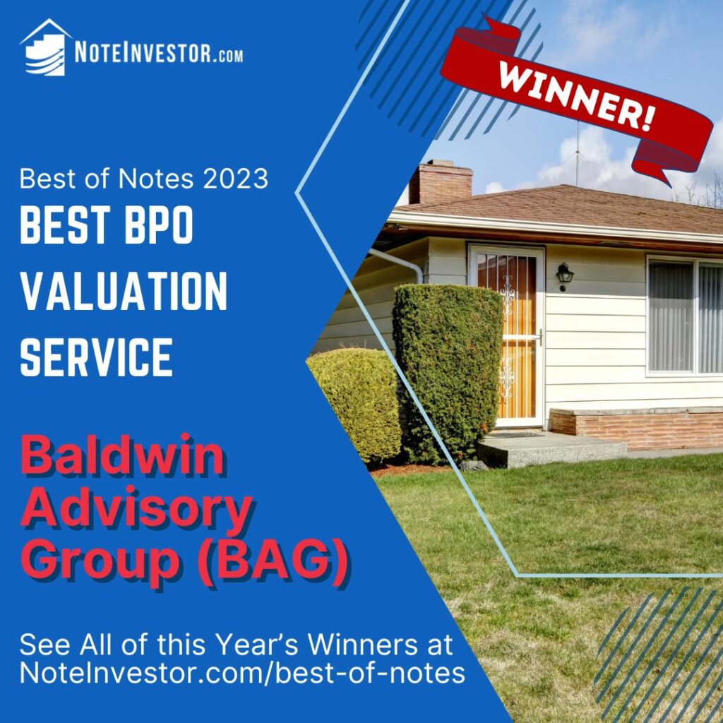 Image for Best of Notes 2023 Best BPO Valuation Service Winner