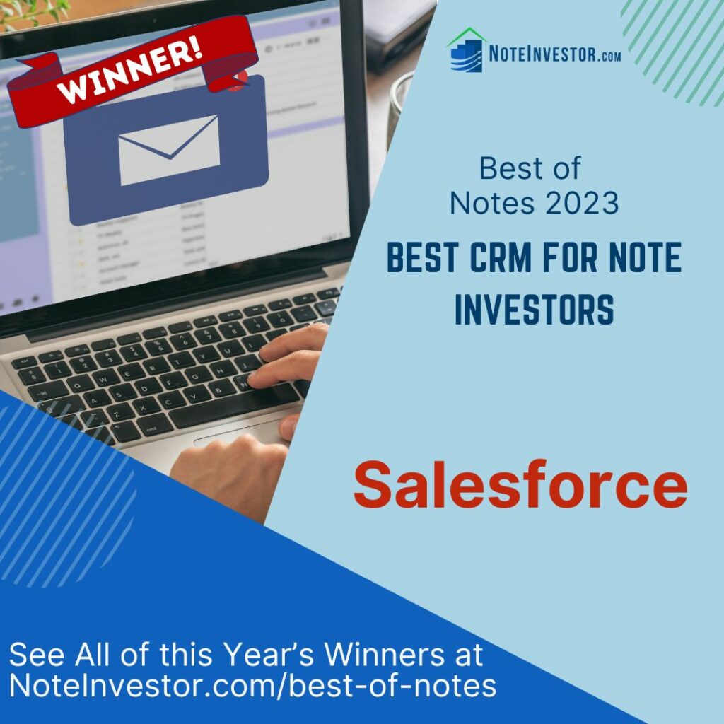 Best of Notes 2023 Best CRM for Note Investors Winner Image