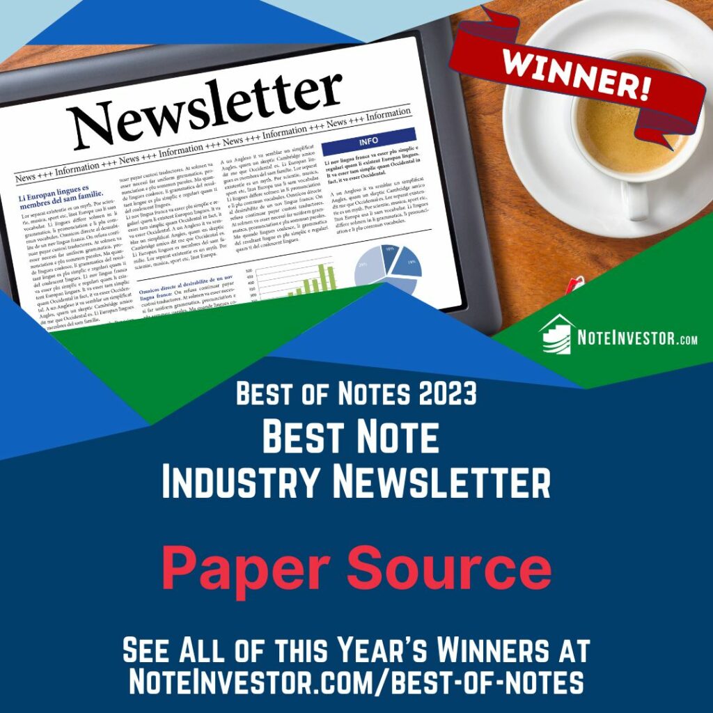 Best of Notes 2023 Best Note Industry Newsletter Winner Image