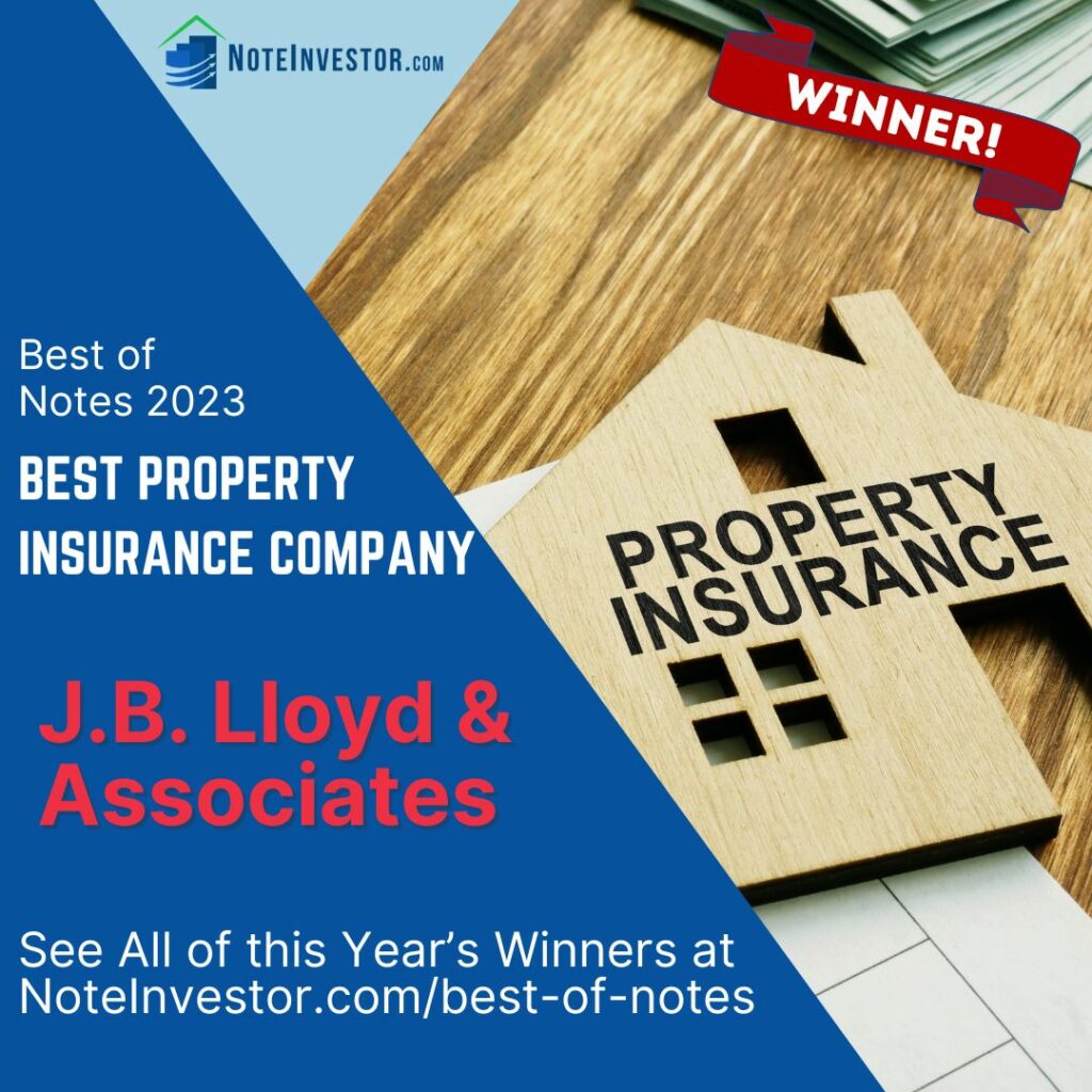 Winner Image for Best of Notes 2023 Best Property Insurance Company