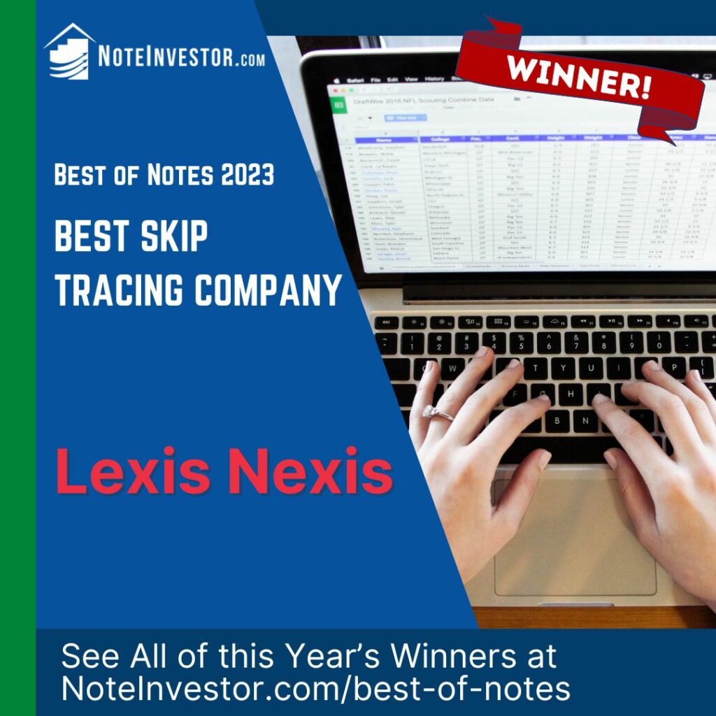Best of Notes 2023 Best Skip Tracing Company Winner Image