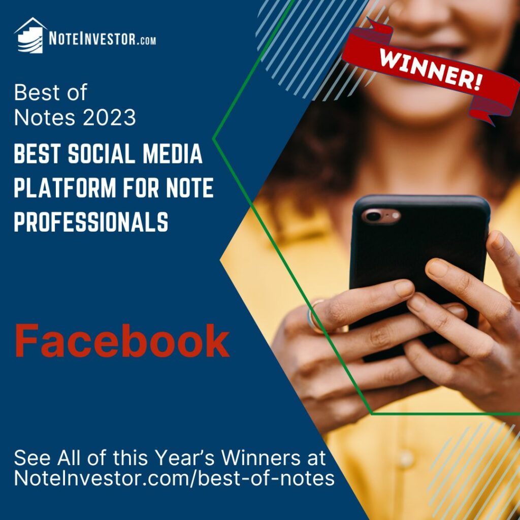 Best of Notes 2023 Best Social Media Platform for Note Professionals Winner Image