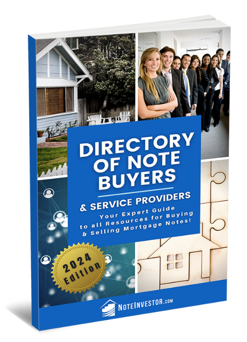 Image of the 2024 Note Buyers Directory from Note Investor